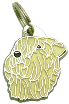 Soft coated wheaten terrier <br> (placa de identificação para cães, Gravado incluído)
